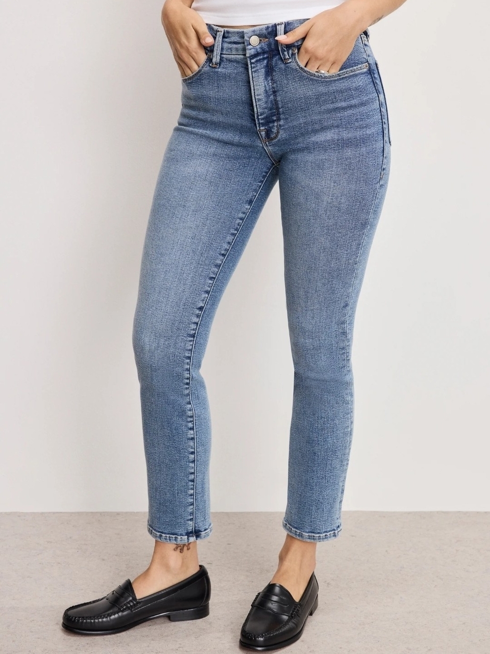 Good American Good Straight Jeans size 18 New